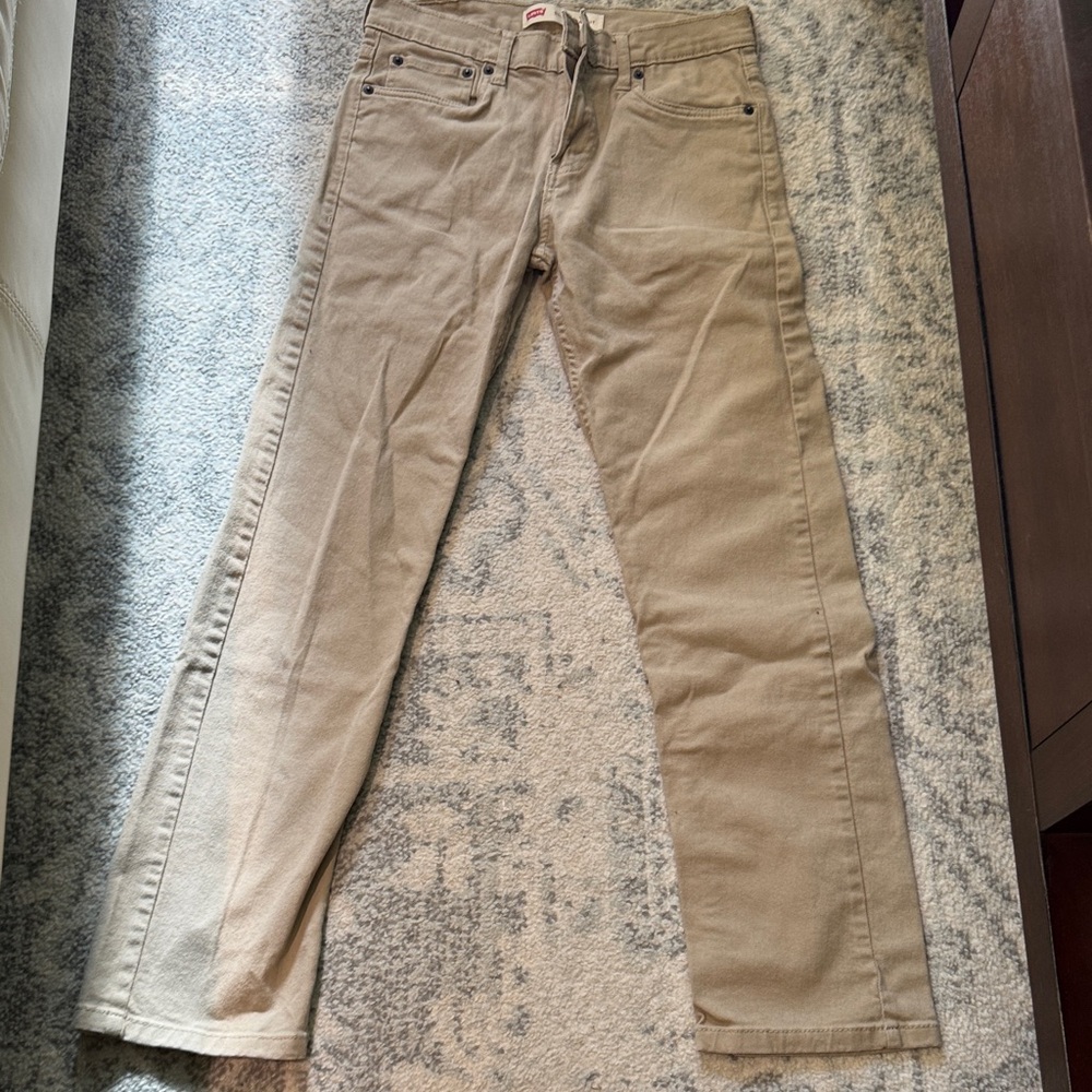 Levi's Women's Beige Straight Leg Jeans
